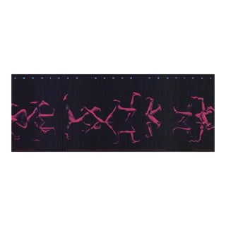 1986 Jimmy Williams 'American Dance Festival 1986' Pink & Black Offset Photography Lithograph For Sale
