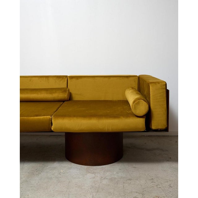 Corten Steel Seating Group, 1980s, Set of 2 For Sale - Image 11 of 15