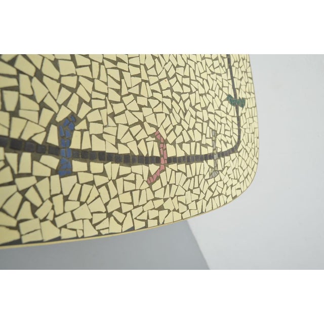 Mosaic Table with 3 Legs by Berthold Müller For Sale - Image 14 of 16