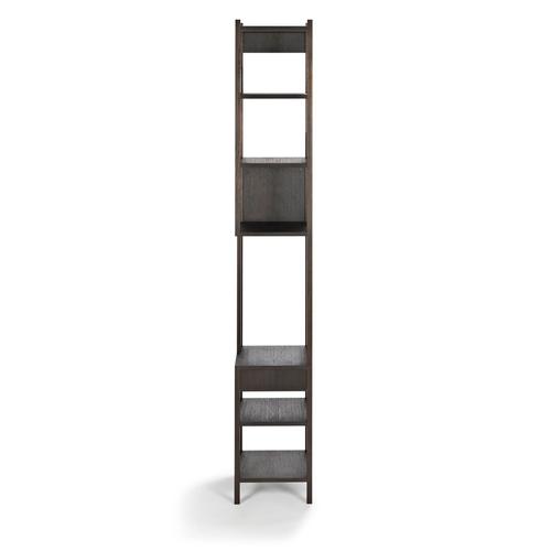 Left Handed Black Oiled Oak Lungangolo Shelves by Achille Castiglioni for Karakter For Sale - Image 6 of 12