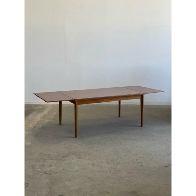 Mid-Century Modern 1960s Danish Modern Teak Dining Table For Sale - Image 3 of 11
