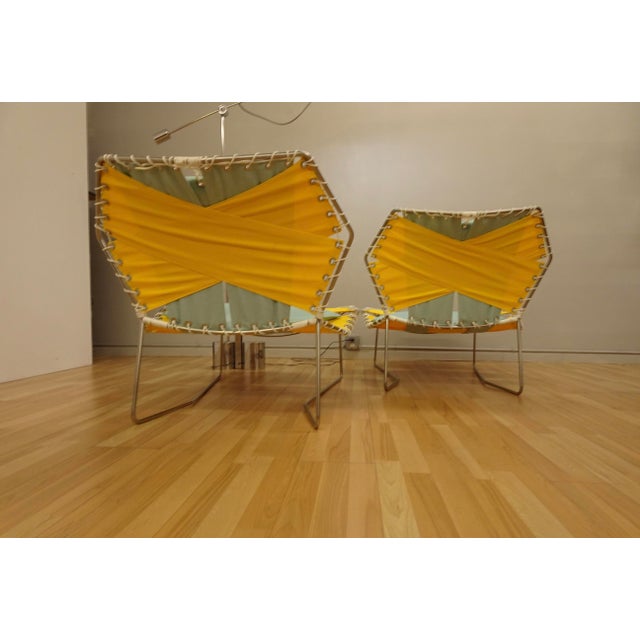 1990s Pair Patio Chaise Lounges For Sale In Miami - Image 6 of 13