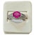 GIA Certified 2 Ct Natural Pink Sapphire & 2 Ct Pave Diamond Ring in Platinum For Sale - Image 15 of 18