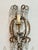 Beautiful single beaded wall sconce in excellent vintage condition.