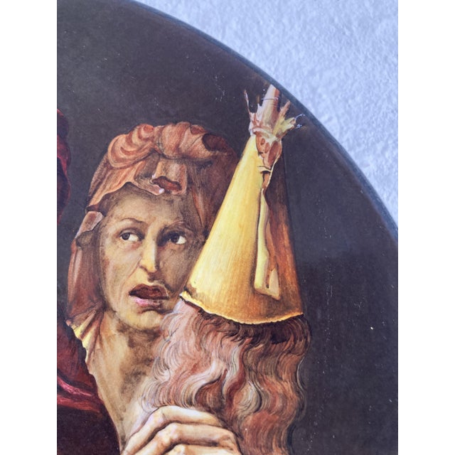 Ceramic Earthenware Ceramic Plate by Achille Farina For Sale - Image 7 of 10