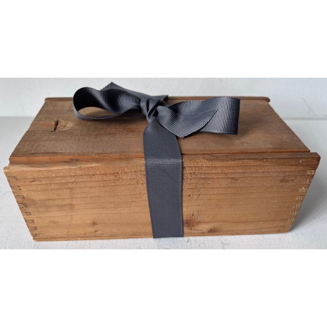 Wood 1940's French Wooden Chess Set+ Box-E.S. Lowe Co. For Sale - Image 7 of 9