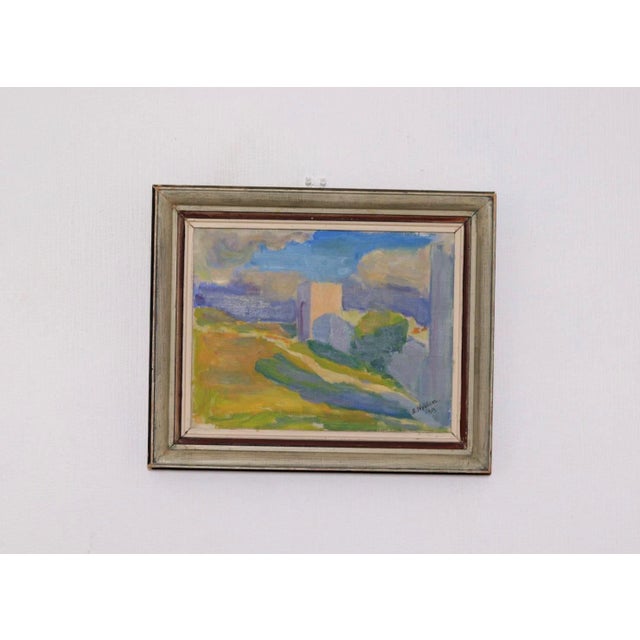 1930s A. Nyblom, Summer Landscape, 1939, Oil on Canvas, Framed For Sale - Image 5 of 13