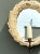 Vintage Laurel Leaf Wall Mirror With Candle Holder For Sale In West Palm - Image 6 of 12