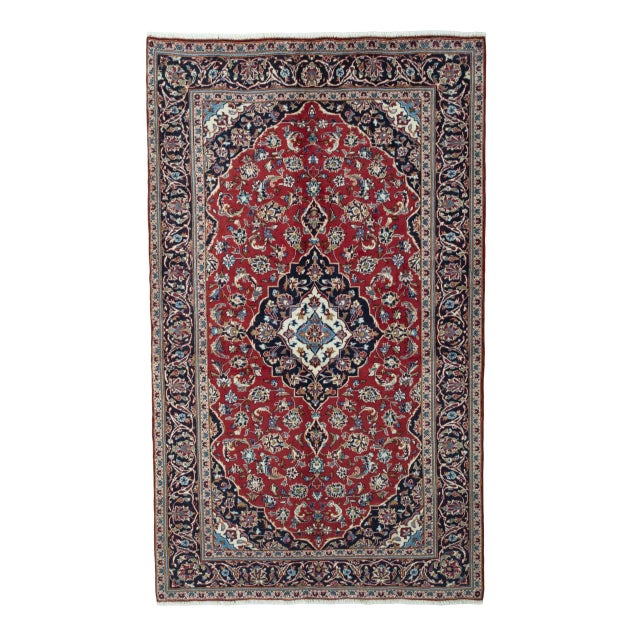 Kashan Oriental Rug in Wool For Sale - Image 13 of 13