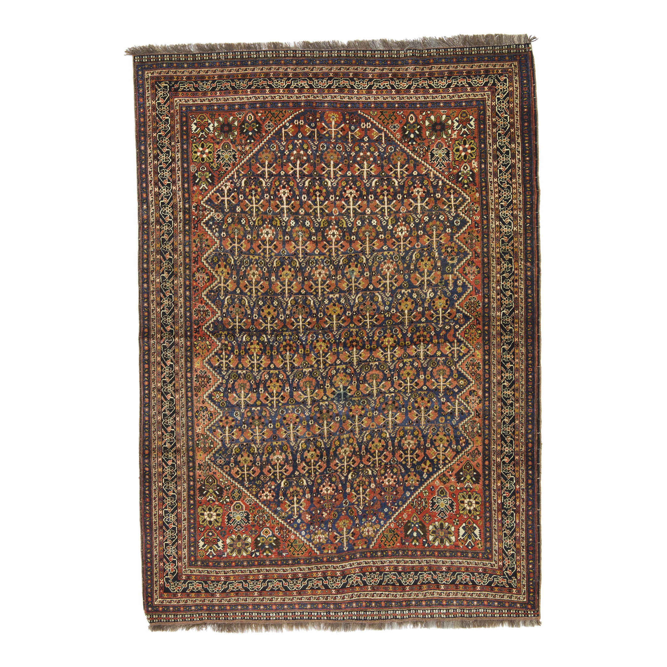 Antique Sw Persian Qashqai Rug 5'4