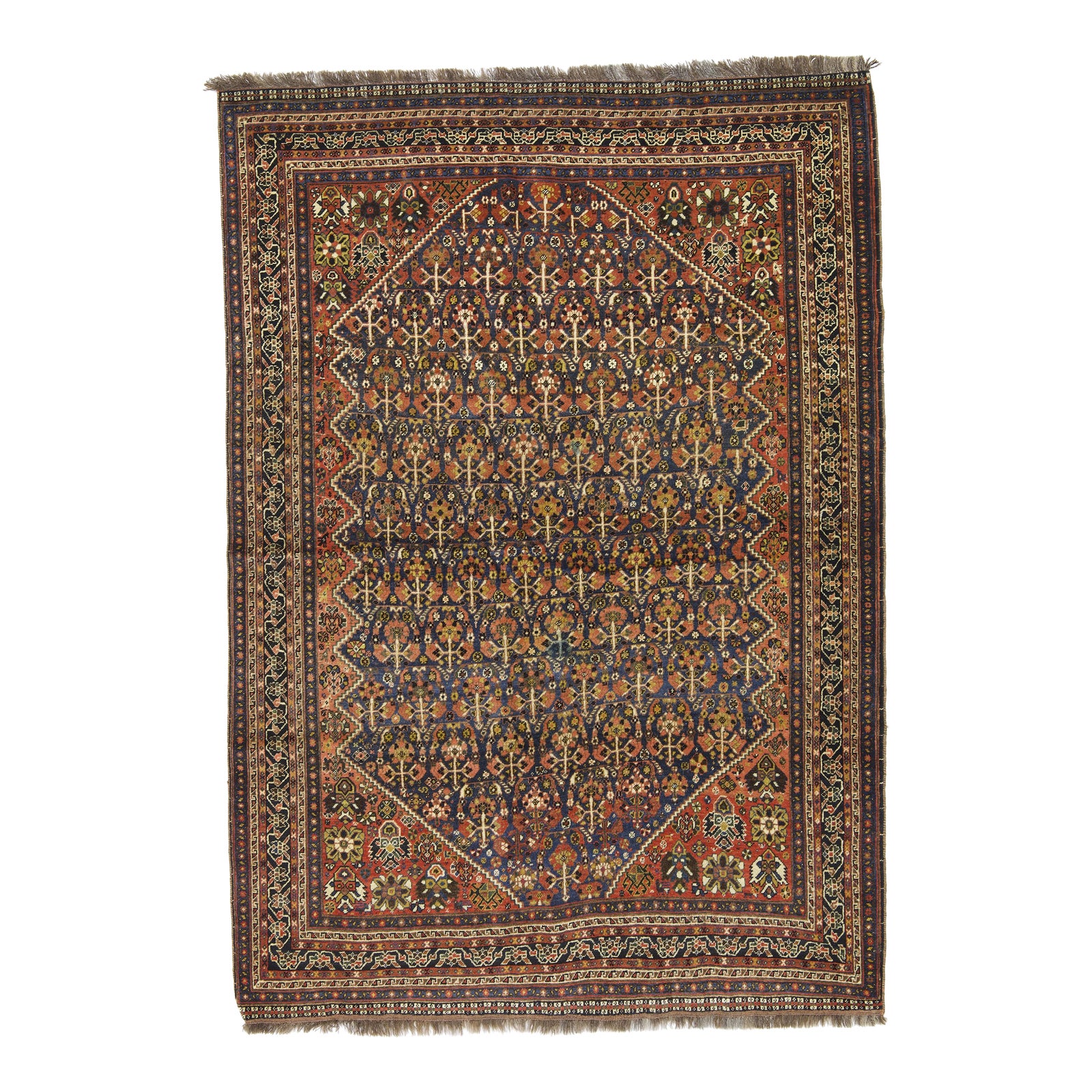 Antique Sw Persian Qashqai Rug 5'4