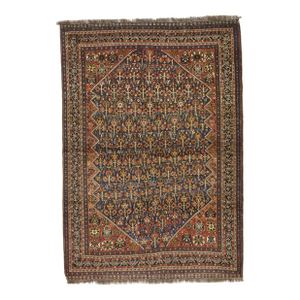 Antique Sw Persian Qashqai Rug 5'4" X 7’10"