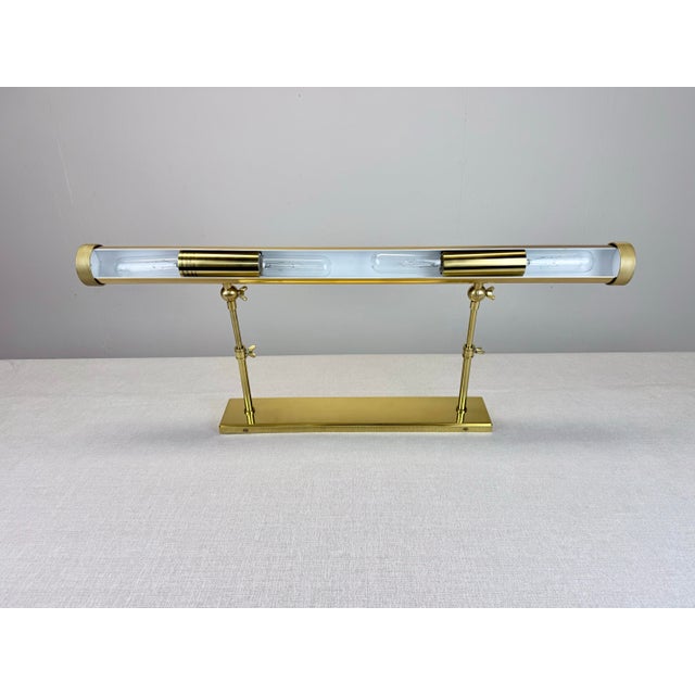 2020s Modernist “Ridgewood” Brass Picture Light by Hudson Valley Lighting For Sale - Image 5 of 12