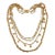Vintage Napier Necklace Multi Chain Gold Plated For Sale