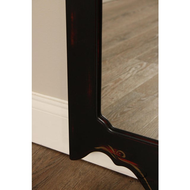 Painted Black Fruit Motif Wall Mirror For Sale - Image 11 of 13