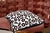 White Animal Print Hair on Hide Pillow Cover With Piping For Sale - Image 8 of 12