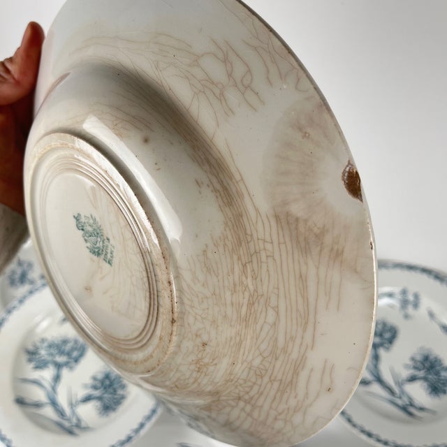 Antique Soup Plates from KG Lunéville, 1890s, Set of 8 For Sale - Image 12 of 15