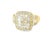 Gorgeous Estate 14K Yellow Gold Baguette Diamond Cocktail Band Ring. This stunning cocktail ring combines the beauty of...