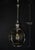 Mid-Century Octagonal Smoked Glass and Chrome Globe Pendant Light, 1960s For Sale - Image 6 of 13