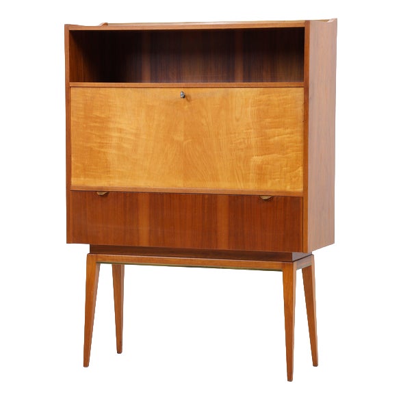 Mid-Century Modern Secretary Desk For Sale