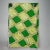 Beautiful and vibrant African textile in green and yellow hues. Fabric approximately 66" in length and 45" in width.