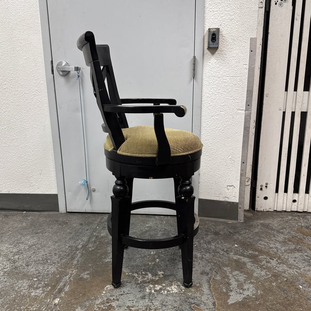 Wood Frontgate Lille Bar Stool For Sale - Image 7 of 12