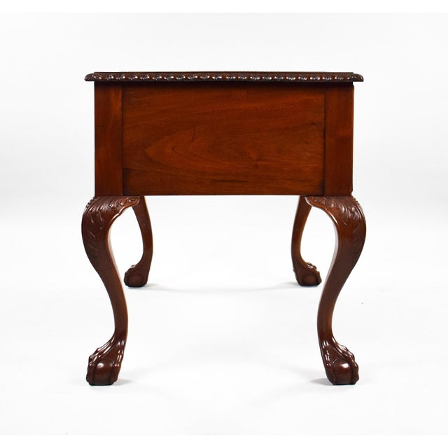 Chippendale Style Mahogany Writing Desk For Sale - Image 10 of 16