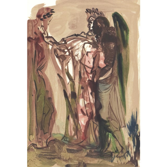 Original engraving from Salvador Dalí’s "The Divine Comedy" published by Editions d’Art Les Heures Claires, Paris, in...