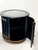 Boho Chic Pair of Oversized Round Bamboo and Rattan Nightstands or Accent Tables For Sale - Image 3 of 12
