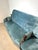 Antique Victorian Style Blue Velvet Sofa For Sale - Image 4 of 6
