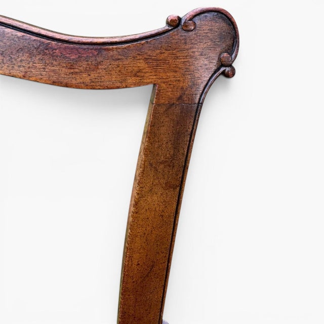 Wood Vintage Saybolt & Cleland Chippendale Mahogany "Devon" Armchair For Sale - Image 7 of 11