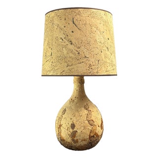 Mid-Century Cork Table Lamp, France, 1960s For Sale