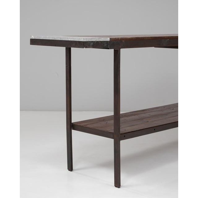 Mid 20th Century 20th Century French Metal Industrial Table For Sale - Image 5 of 18