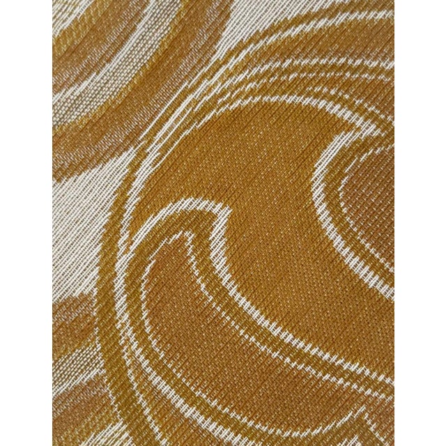 Mid-Century Modern German Fabric Bale in Brown for Curtains, 1970s For Sale - Image 4 of 5