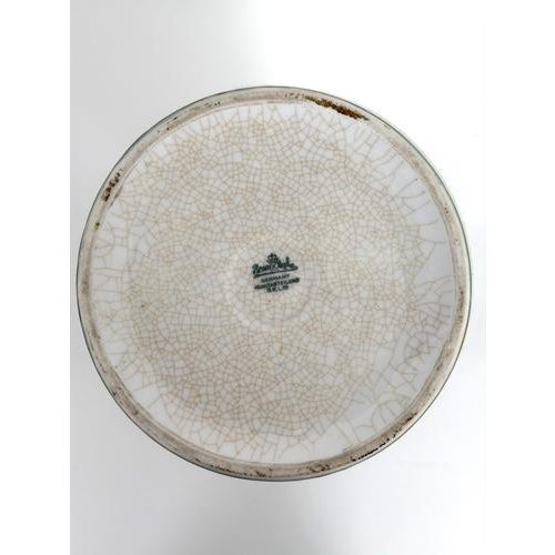 Green Large Jade Green Crackle Glaze Porcelain Vase from Rosenthal Selb, 1930s For Sale - Image 8 of 12