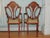 Traditional Early 20th Century Antique Adam Style Painted Shield Back Armchairs - Set of 2 For Sale - Image 3 of 12