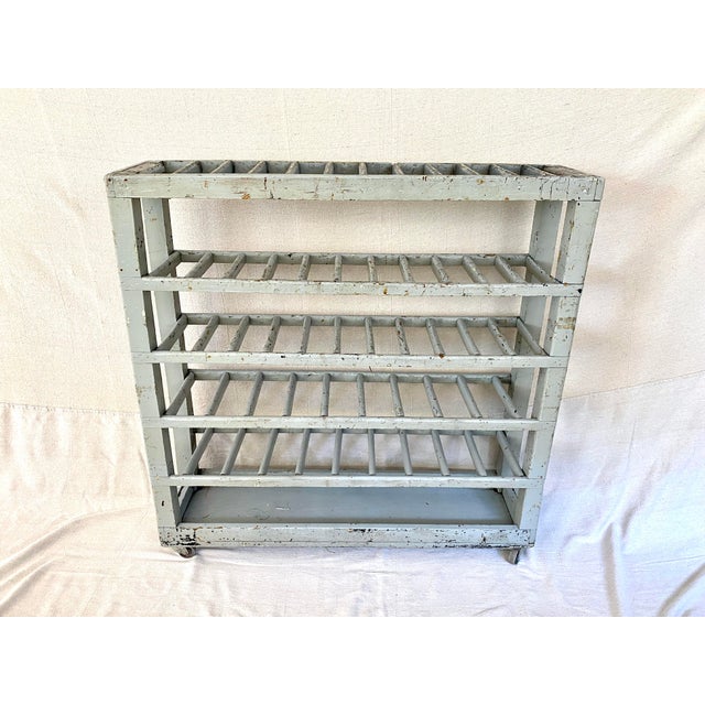 Vintage French Boulangerie Bakery Cart Rack For Sale In Los Angeles - Image 6 of 12