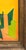 Mid Century Abstract Painting in Yellow, Signed For Sale - Image 4 of 8