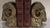 An extremely rare pair of heavy brass Ram's Head Bookends. Each ram's head is realistically sculpted depicting their thick...