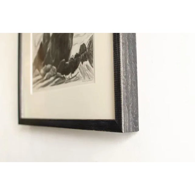 Printmaking Materials Antique Original Limited Edition Etching Signed by American Artist Adele Watson Titled "Maine Coast" 1873 - 1947 For Sale - Image 7 of 8