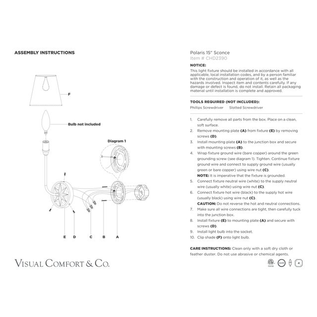 2020s Chapman & Myers for Visual Comfort Signature Polaris 15" Sconce in Antique-Burnished Brass with Linen Shade For Sale - Image 5 of 5