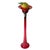 An exceptional and remarkably rare monumental Murano art glass floor vase, handcrafted in Italy during the 1960s. Standing...