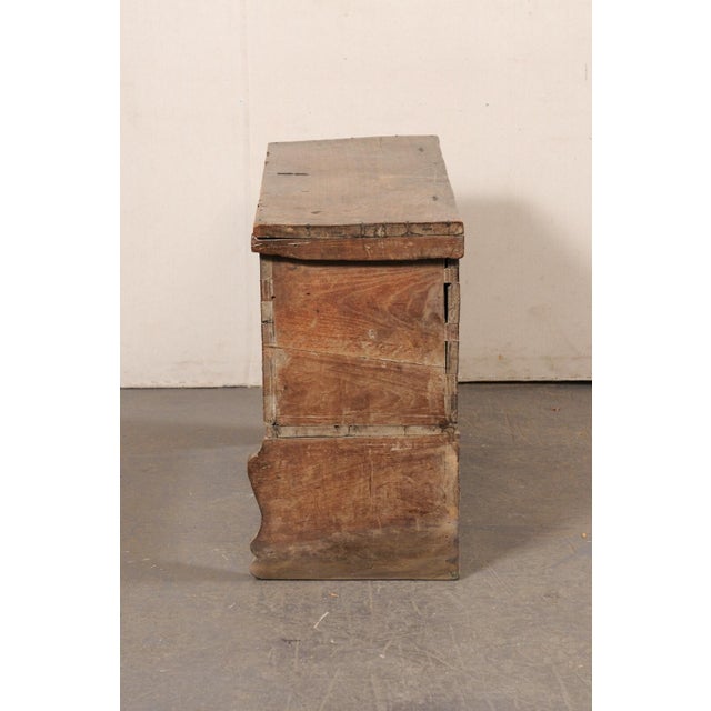 Wood 19th Century Moorish Raised Wooden Chest For Sale - Image 7 of 11