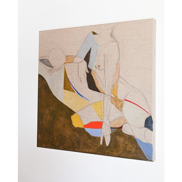 Contemporary Figurative Painting by Lauren Skunta Titled Rift For Sale - Image 3 of 4