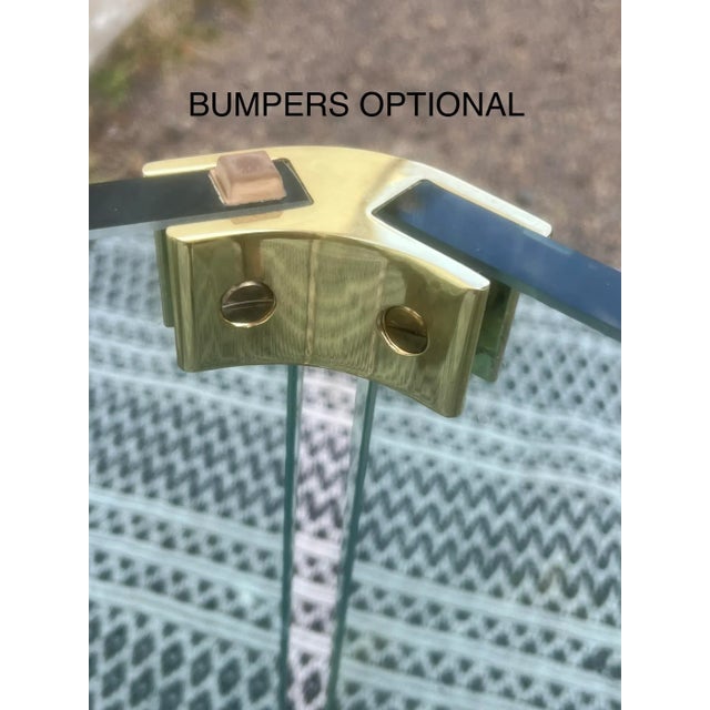 Mid 20th Century Hexagon Glass Coffee Table by Leon Rosen for Pace Collection For Sale - Image 5 of 5