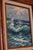 Mid-Century Modern Vintage Original Oil Painting, Framed, Seascape With Seagulls For Sale - Image 3 of 6
