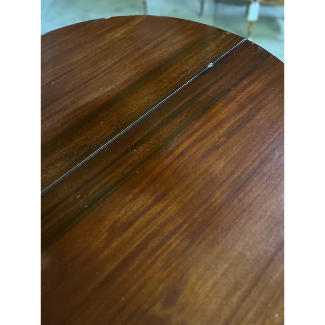 Wood Louis Philippe Mahogany Folding Game Table For Sale - Image 7 of 7