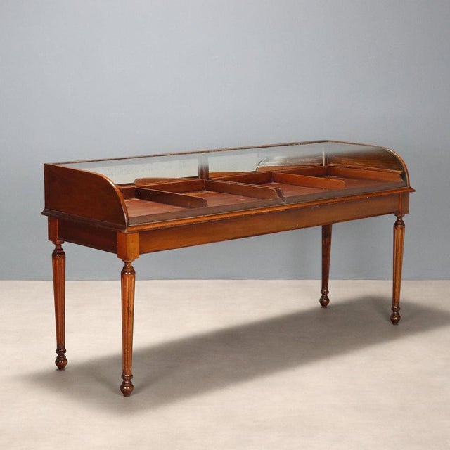 Display Cabinet in Walnut For Sale - Image 10 of 10