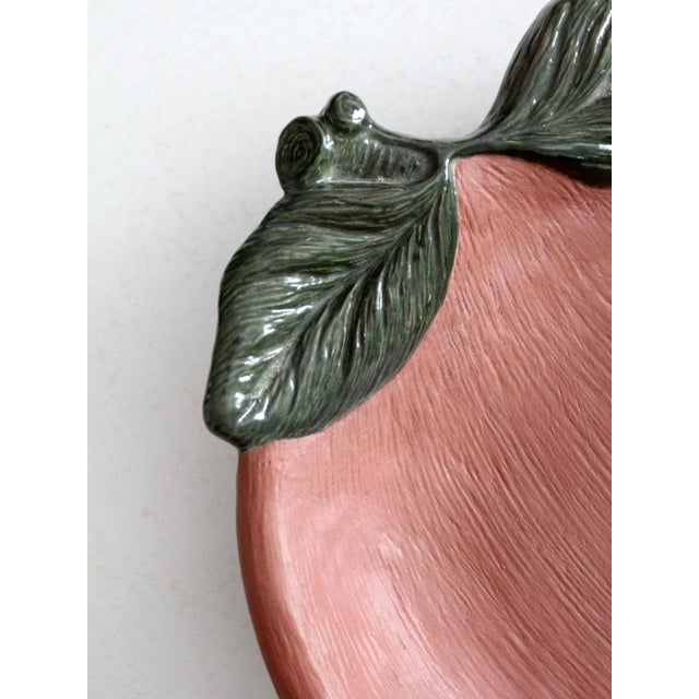 Vintage Ceramic Pumpkin Tray For Sale - Image 9 of 9