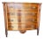 Antique Mahogany American Federal Bowfront Chest of Drawers For Sale